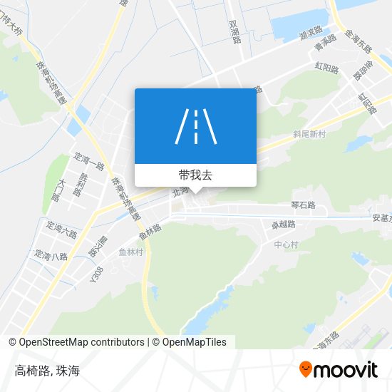 高椅路地图