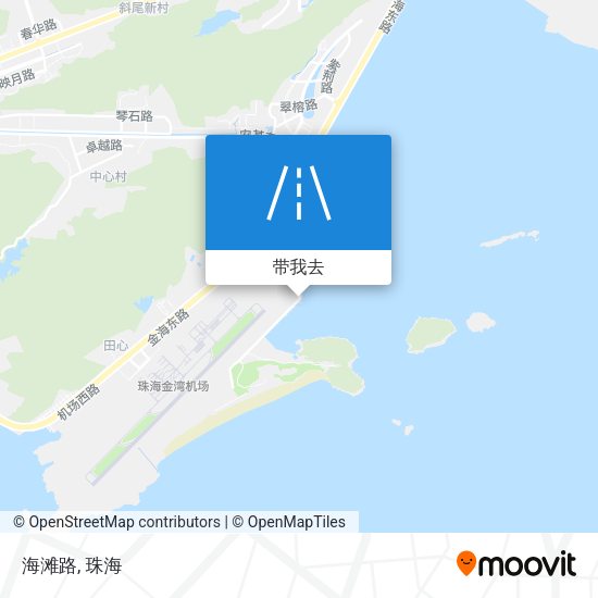 海滩路地图