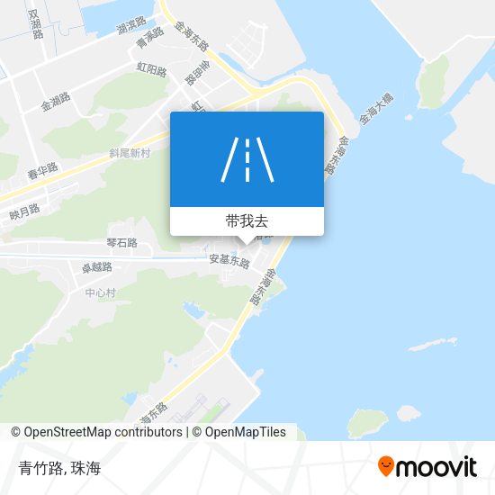 青竹路地图