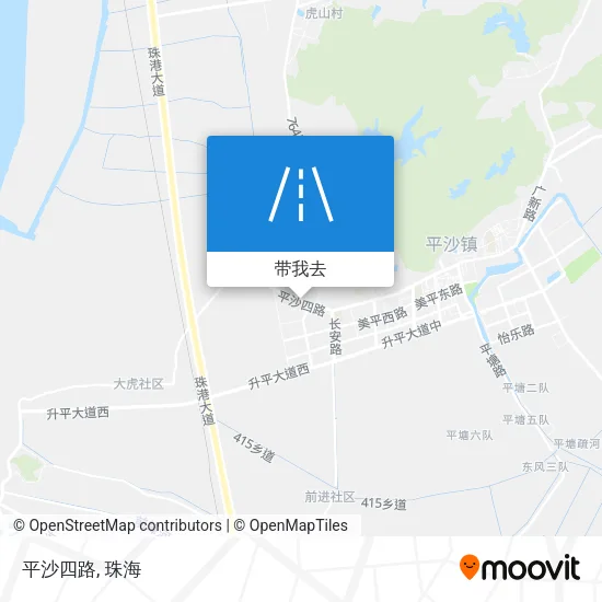 平沙四路地图