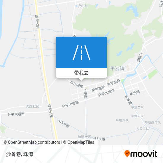 沙菁巷地图