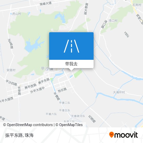 振平东路地图