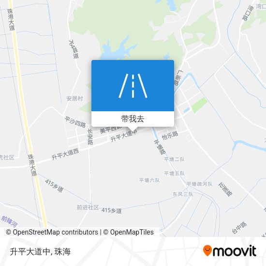升平大道中地图