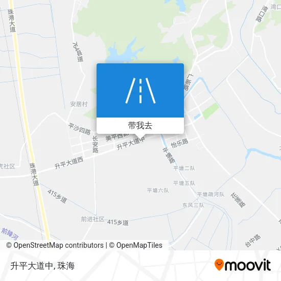 升平大道中地图