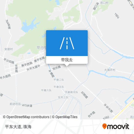 平东大道地图