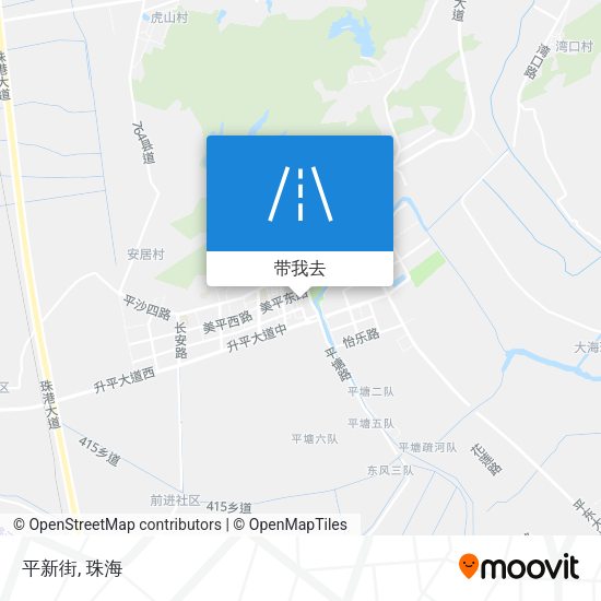 平新街地图