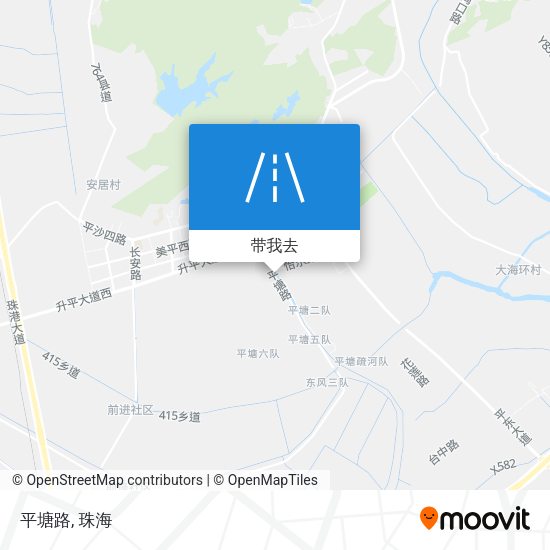 平塘路地图