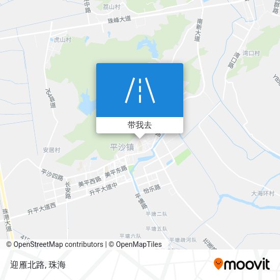 迎雁北路地图