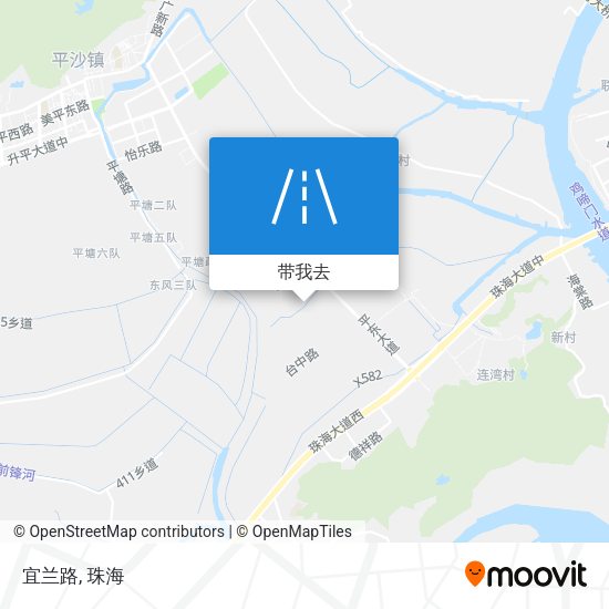宜兰路地图