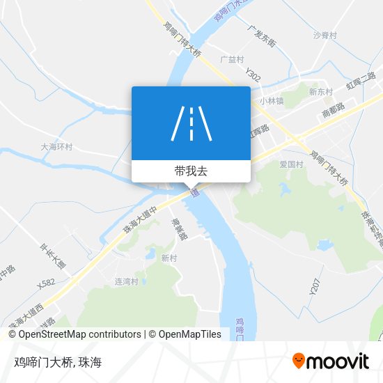 鸡啼门大桥地图