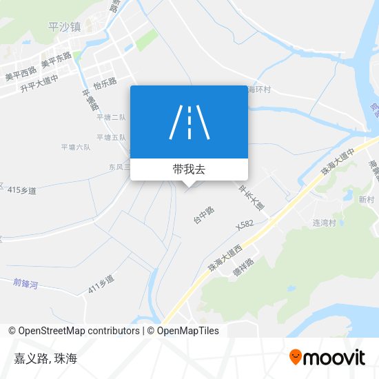 嘉义路地图