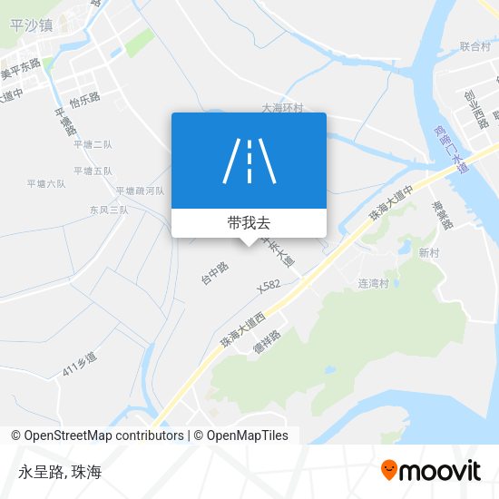 永呈路地图