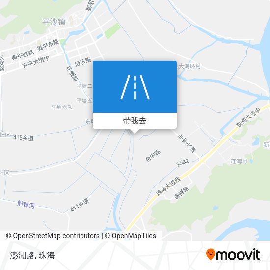 澎湖路地图