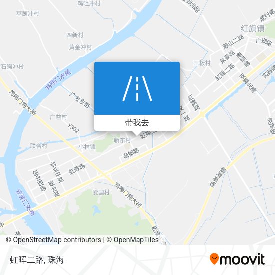虹晖二路地图