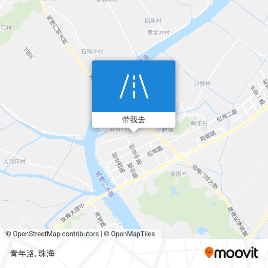 青年路地图