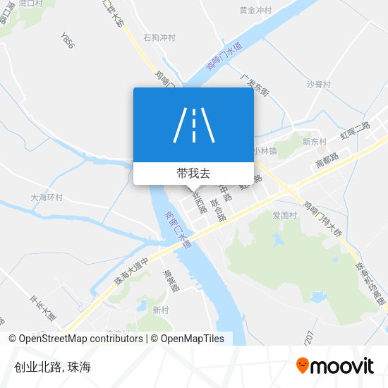 创业北路地图