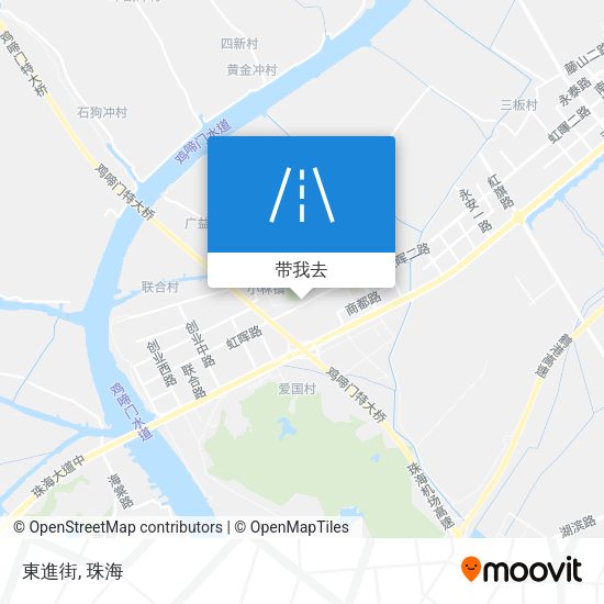 東進街地图