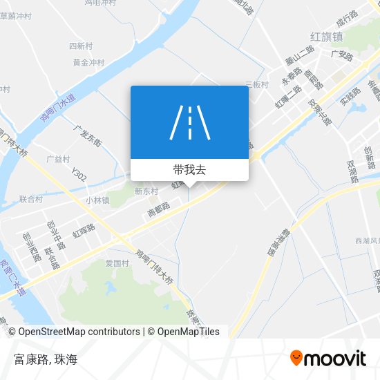 富康路地图