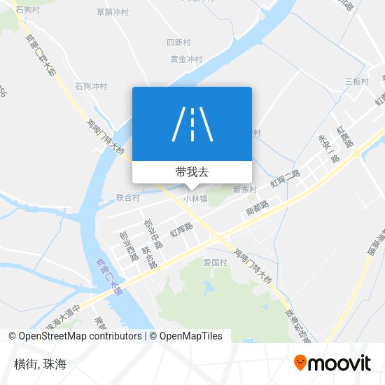 橫街地图