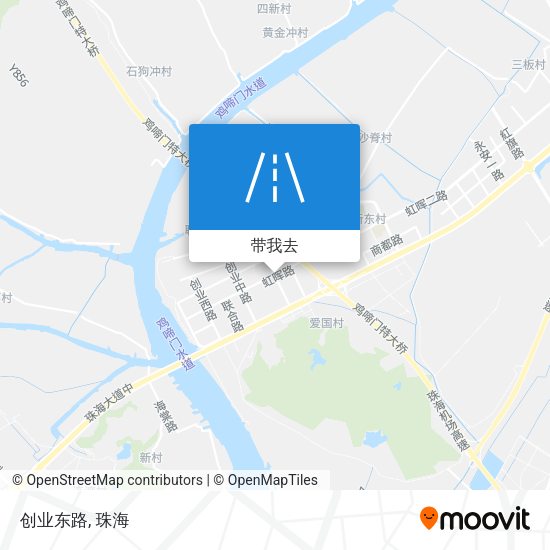 创业东路地图