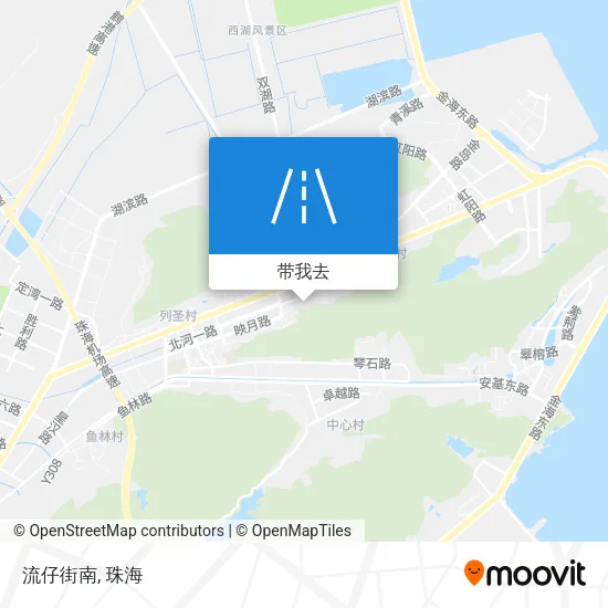 流仔街南地图
