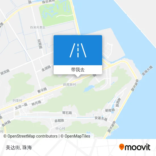 美达街地图