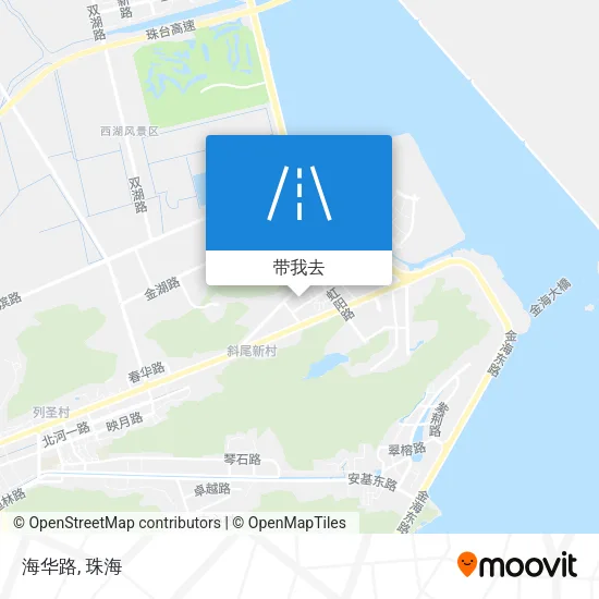 海华路地图