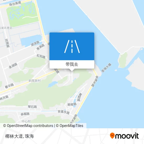椰林大道地图