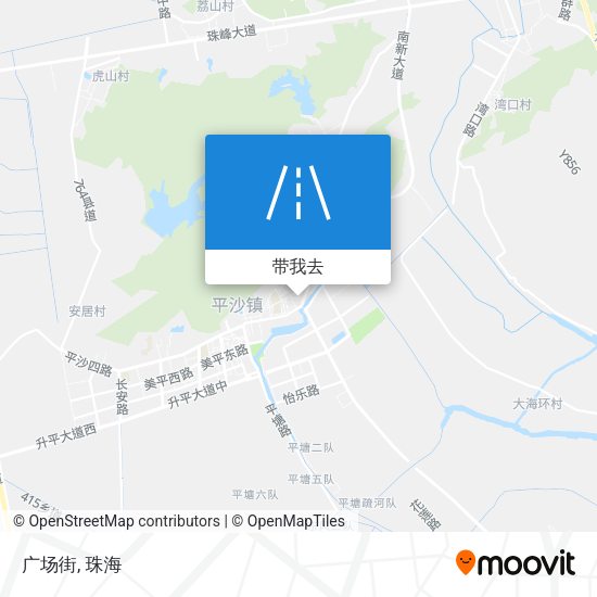 广场街地图