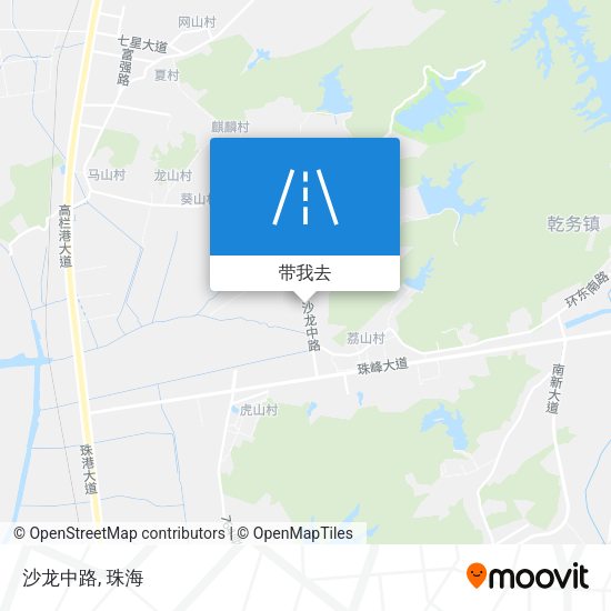 沙龙中路地图