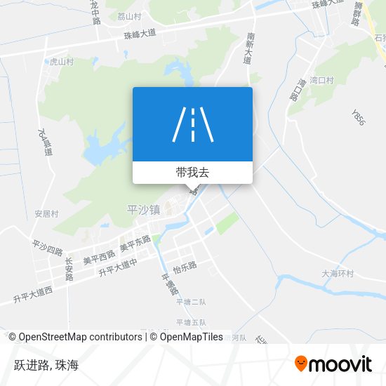 跃进路地图