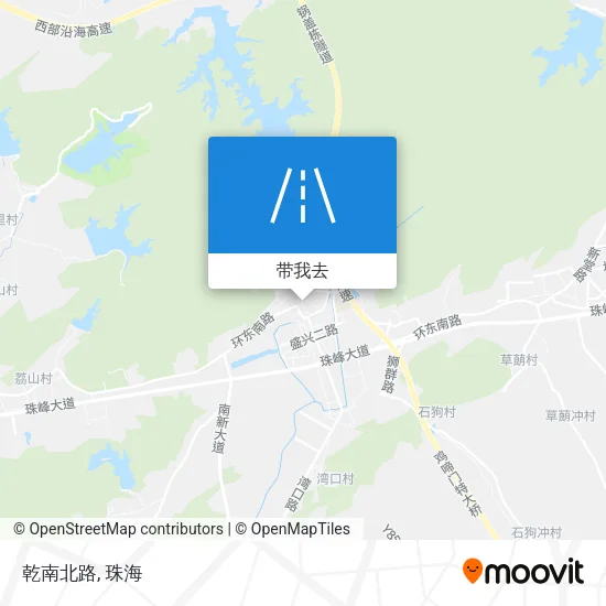 乾南北路地图
