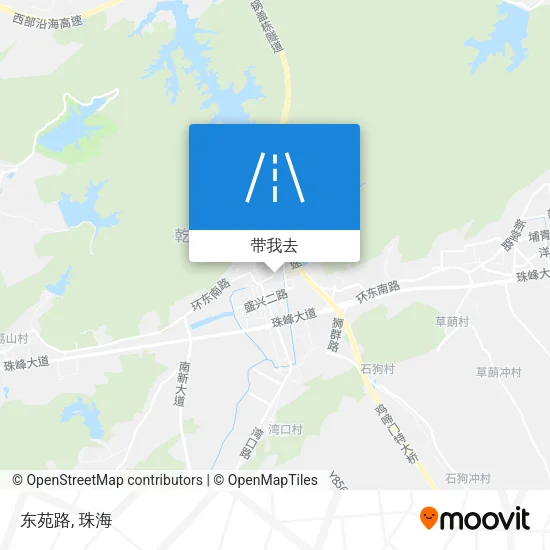东苑路地图