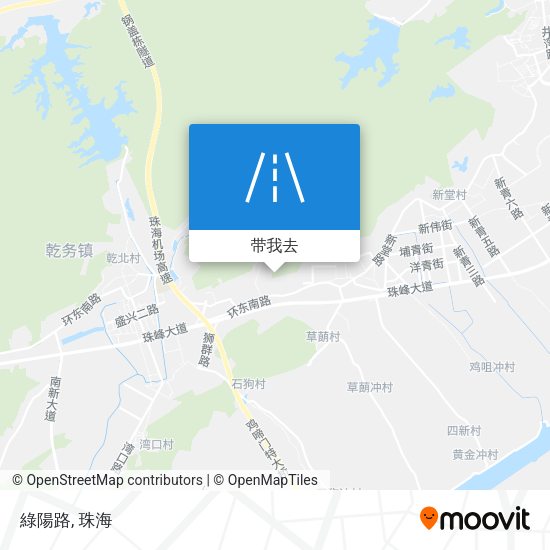 綠陽路地图