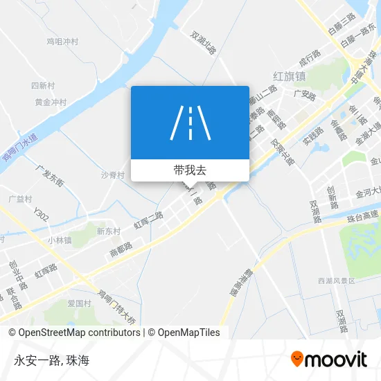 永安一路地图