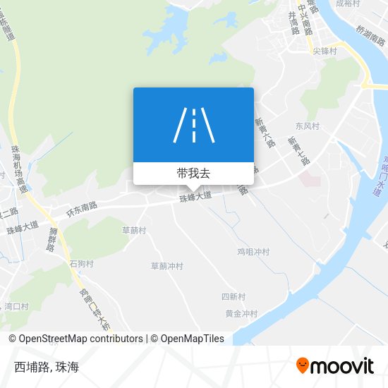 西埔路地图