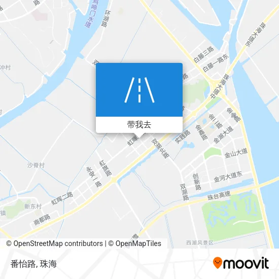 番怡路地图
