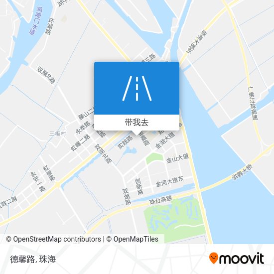 德馨路地图