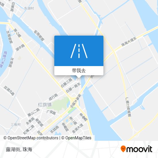 藤湖街地图