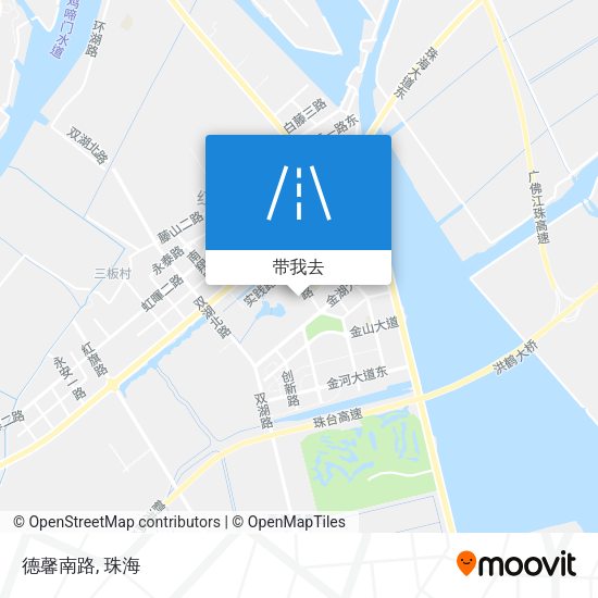 德馨南路地图