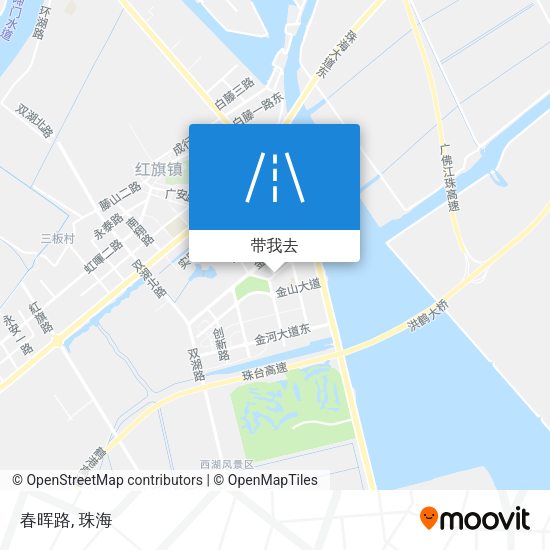 春晖路地图