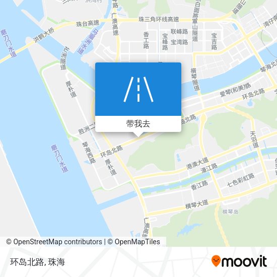 环岛北路地图