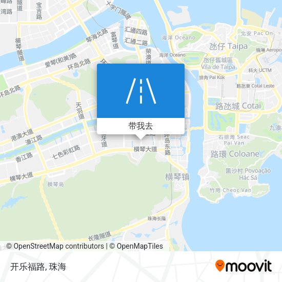 开乐福路地图