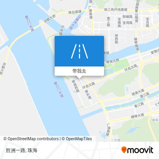 胜洲一路地图