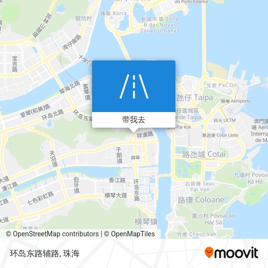 环岛东路辅路地图