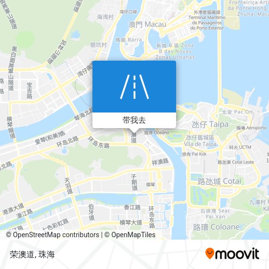 荣澳道地图
