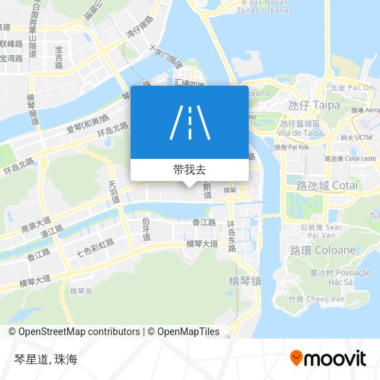 琴星道地图