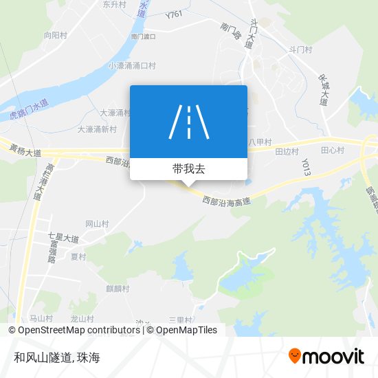 和风山隧道地图
