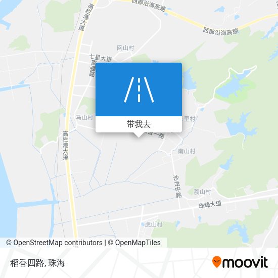 稻香四路地图