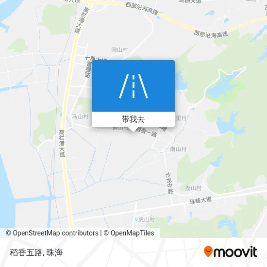 稻香五路地图